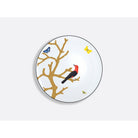 Bernardaud Bread and butter plate 6.3", Limoges porcelain, Aux Oiseaux collection, on a white background