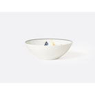Bernardaud Cereal bowl 10 oz, Limoges porcelain, Aux Oiseaux collection, on a white background