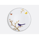 Bernardaud Dinner plate 10.5", Limoges porcelain, Aux Oiseaux collection, on a white background