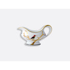 Bernardaud Gravy boat, Limoges porcelain, Aux Oiseaux collection, on a white background