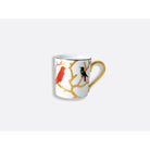 Bernardaud Mug 12 oz, Limoges porcelain, Aux Oiseaux collection, detail view