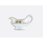 Bernardaud Gravy boat 8.5 oz, Limoges porcelain, Aux Rois Or collection, on a white background