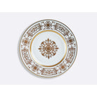 Bernardaud Oversized service plate 12.5", Limoges porcelain, Aux Rois Or collection, on a white background