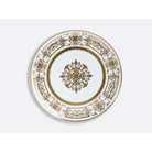 Bernardaud Round tart platter 13", Limoges porcelain, Aux Rois Or collection, on a white background