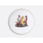Bernardaud Gift box set of 6 assorted dinner plates 10.6" and 6 salad plates 8.3", Limoges porcelain, Banality Series - Jeff Koons collection, detail view