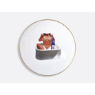 Bernardaud Gift box set of 6 assorted dinner plates 10.6" and 6 salad plates 8.3", Limoges porcelain, Banality Series - Jeff Koons collection, detail view