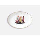 Bernardaud Oval platter 15", Limoges porcelain, Banality Series - Jeff Koons collection, on a white background
