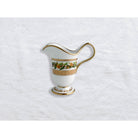 Bernardaud Creamer 6 cups, Limoges porcelain, Botanique collection, on a white background