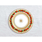 Bernardaud Dinner plate Nasturium 10.5", Limoges porcelain, Botanique collection, on a white background