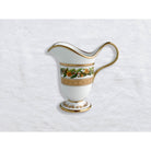 Bernardaud Large tea gift case (teapot, creamer, sugar bowl, 6 tea cups and saucers), Limoges porcelain, Botanique collection, detail view