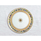 Bernardaud Round tart platter 13", Limoges porcelain, Botanique collection, on a white background