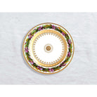 Bernardaud Salad plate Iris 8.5", Limoges porcelain, Botanique collection, on a white background