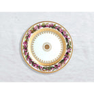 Bernardaud Salad plate peach tree flower 8.5", Limoges porcelain, Botanique collection, on a white background