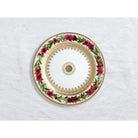 Bernardaud Salad plate Scabiosa 8.5", Limoges porcelain, Botanique collection, on a white background