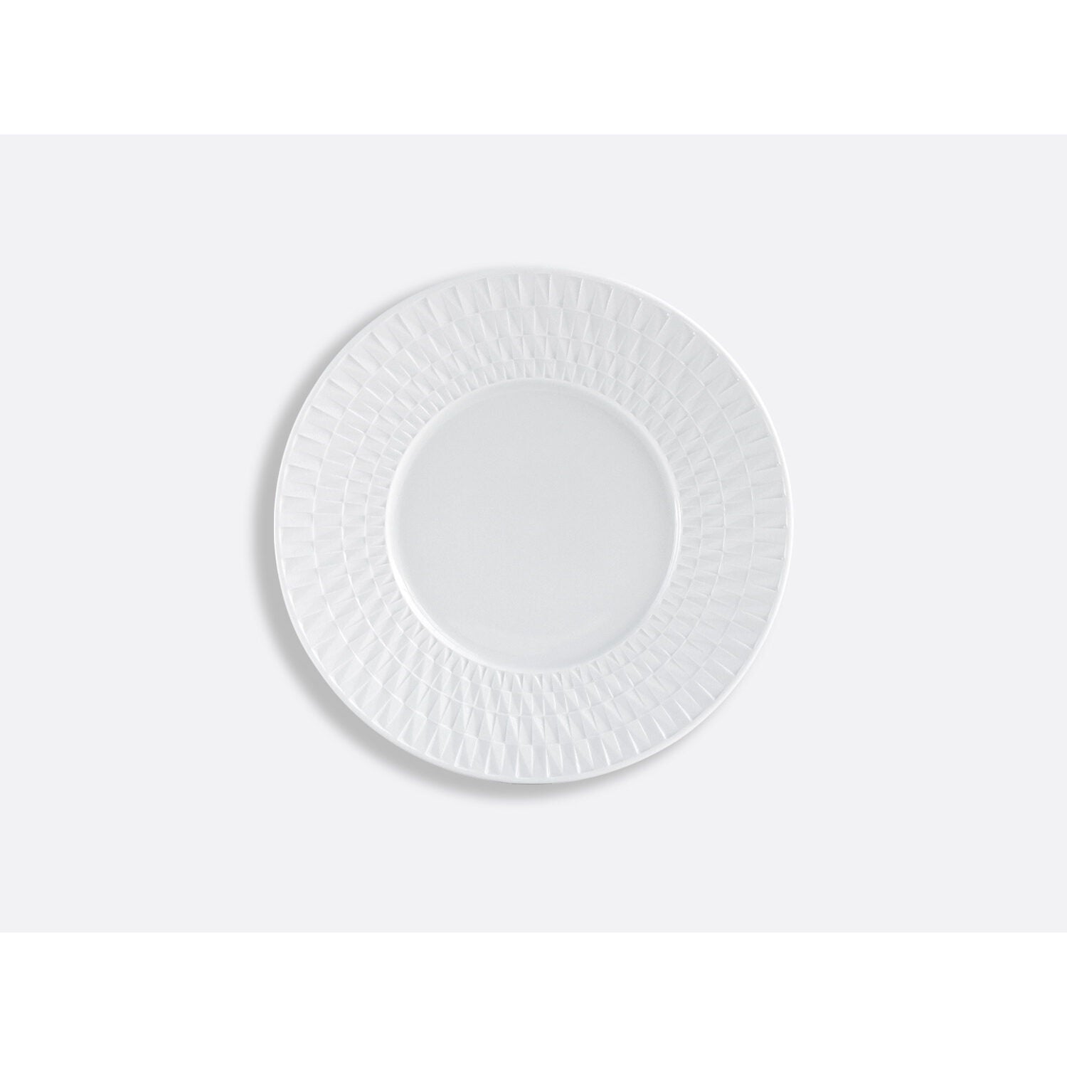 Bernardaud Bread and butter plate 6.3" Twist, Limoges porcelain, on a white background