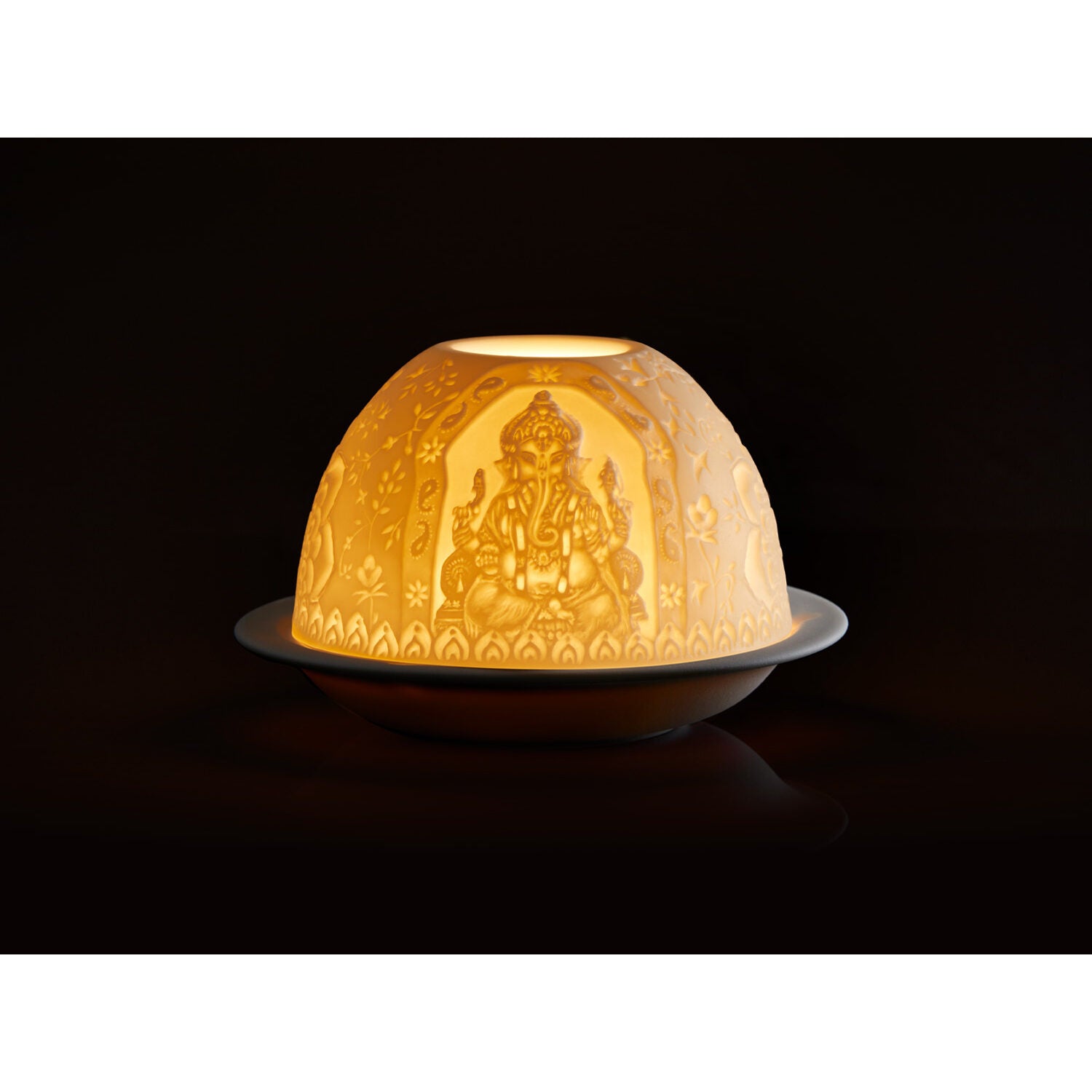 Bernardaud Ganesh, Limoges porcelain, Celebration collection, detail view