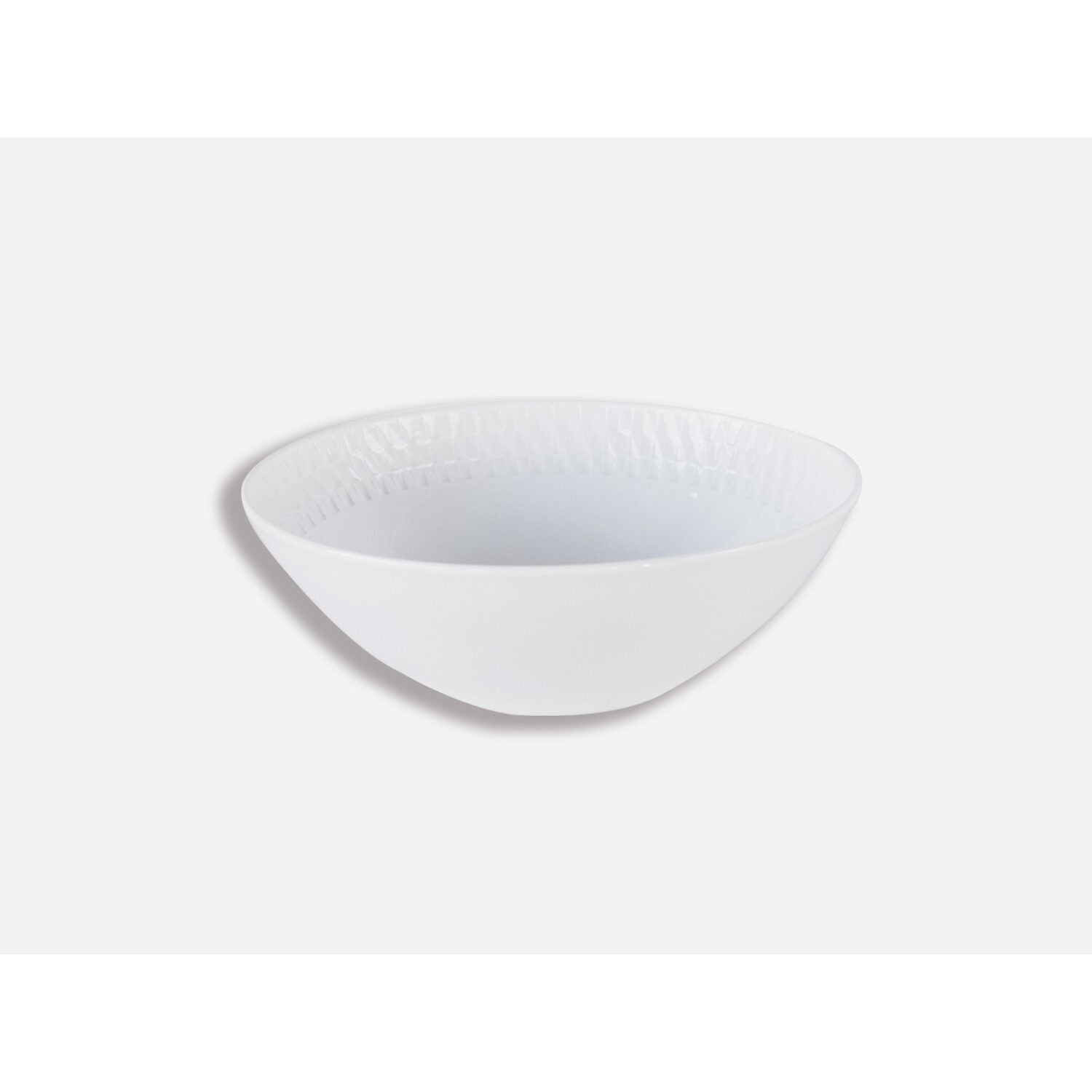 Bernardaud Cereal bowl 13.5 oz Twist, Limoges porcelain, on a white background