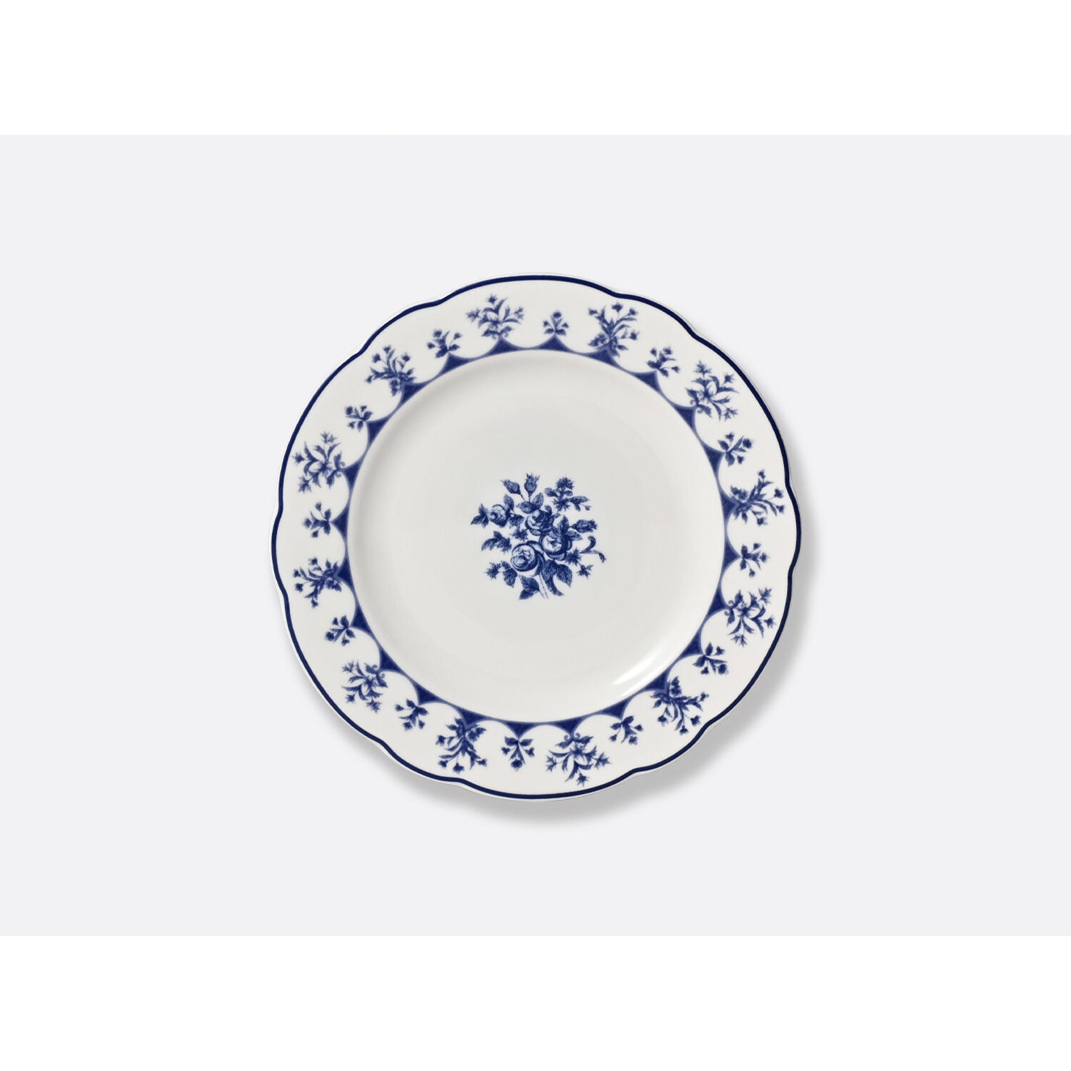 Bernardaud Bread and butter plate 6.5", Limoges porcelain, Chateaubriand Couleur collection, on a white background