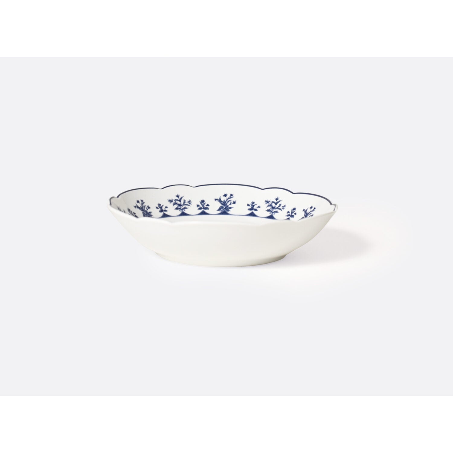 Bernardaud Coupe soup 7.5", Limoges porcelain, Chateaubriand Couleur collection, detail view