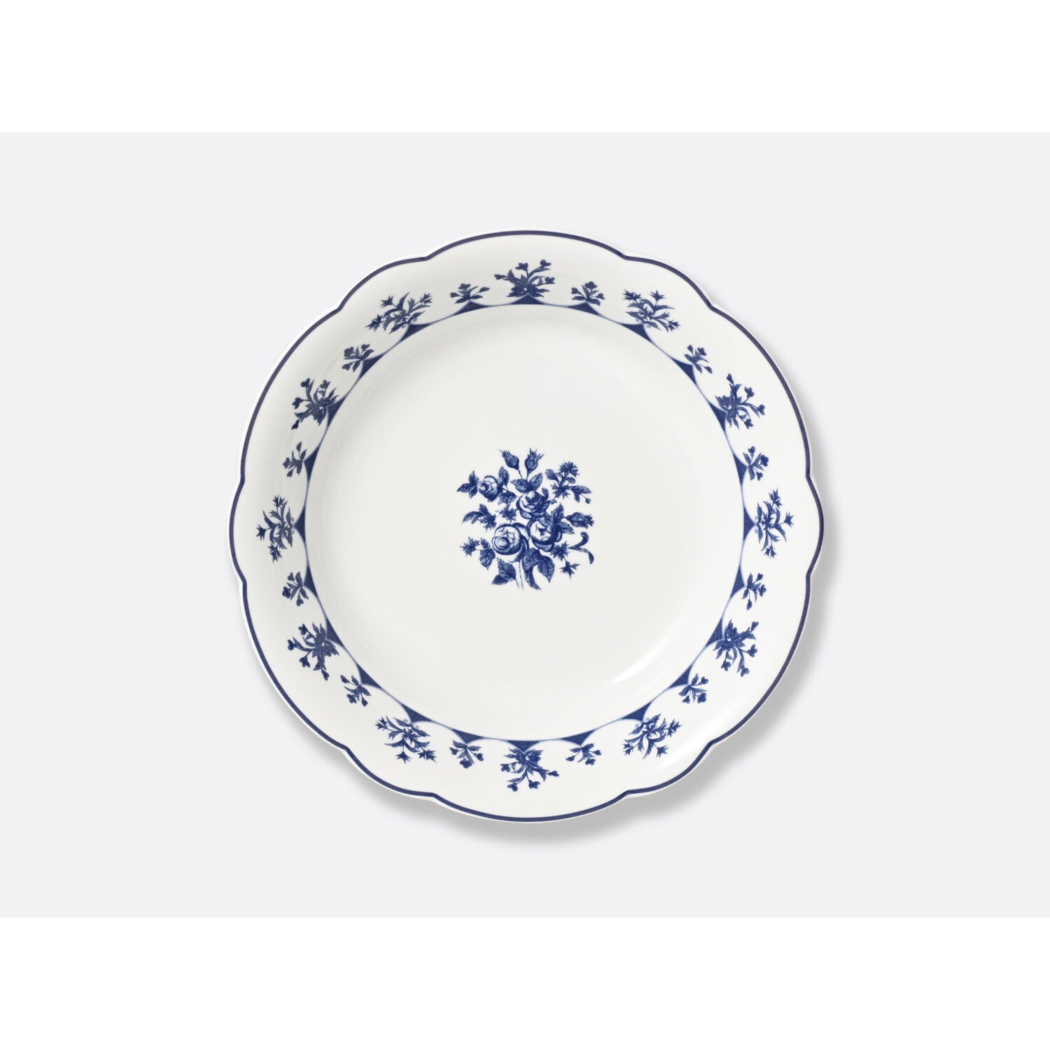 Bernardaud Open vegetable bowl 27 oz, Limoges porcelain, Chateaubriand Couleur collection, on a white background