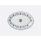 Bernardaud Oval platter 13", Limoges porcelain, Chateaubriand Couleur collection, on a white background