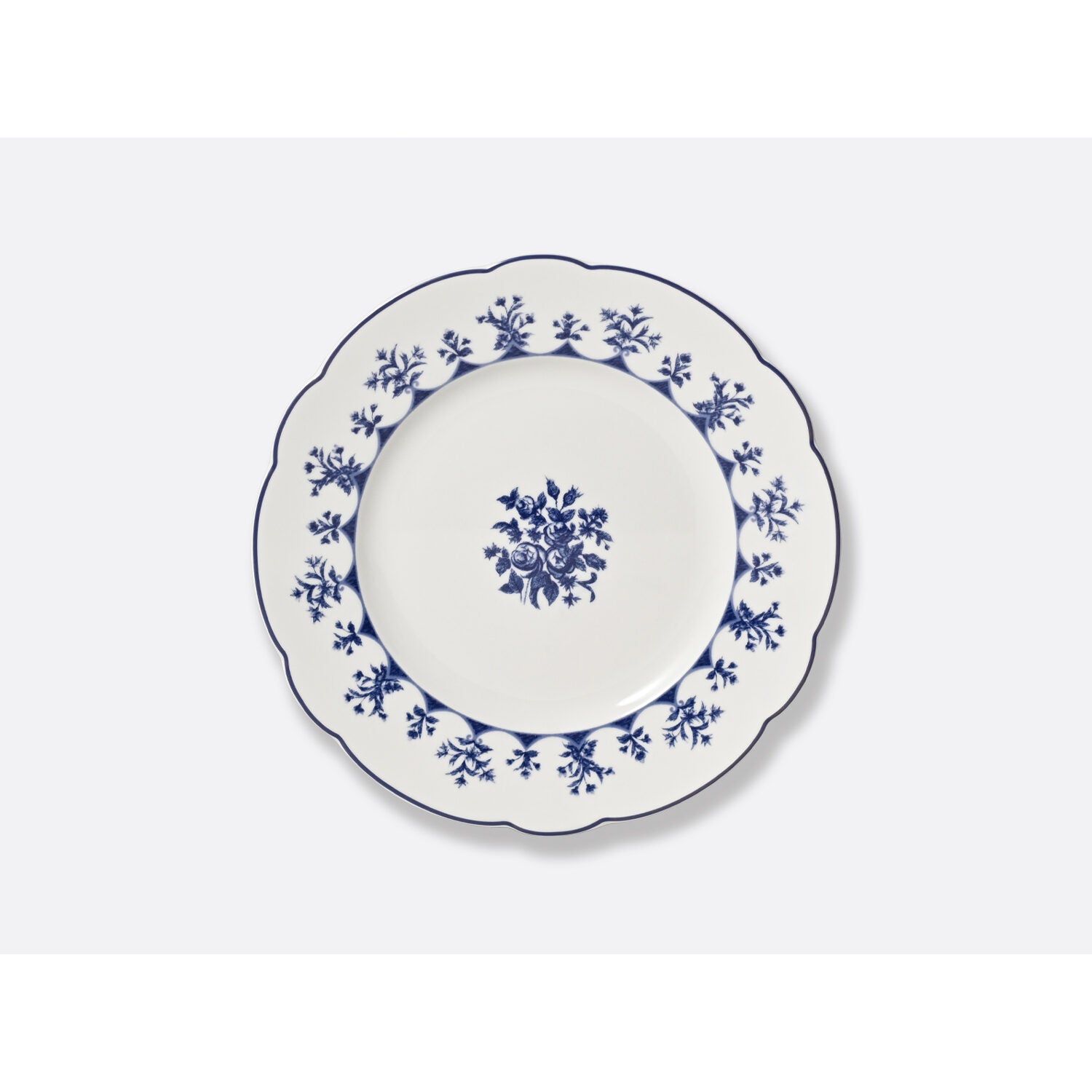 Bernardaud Salad plate 8.5", Limoges porcelain, Chateaubriand Couleur collection, on a white background