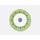 Bernardaud Salad plate 8.5" Almond Green, Limoges porcelain, Chateaubriand Couleur collection, on a white background