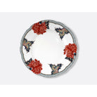 Bernardaud Set of 4 assorted dinner plates 10.6", Limoges porcelain, Collection Braquenié collection, detail view