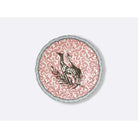 Bernardaud Set of 4 assorted salad plates 8.5", Limoges porcelain, Collection Braquenié collection, detail view