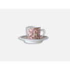 Bernardaud Set of moka cups and saucers 1.7 oz, Limoges porcelain, Collection Braquenié collection, detail view