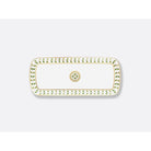 Bernardaud Cake platter rectangular 15", Limoges porcelain, Constance collection, on a white background
