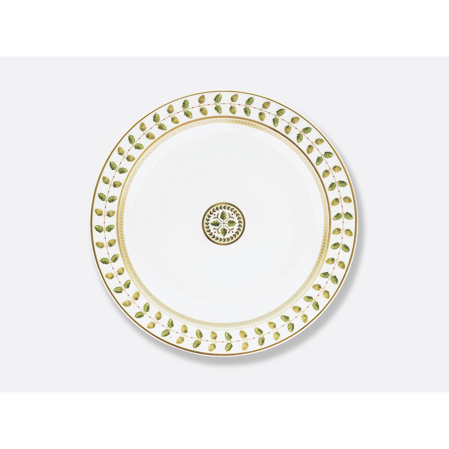 Bernardaud Deep round dish 11.5", Limoges porcelain, Constance collection, on a white background