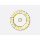 Bernardaud Bread and butter plate 6.5", Limoges porcelain, Constance Jaune collection, on a white background