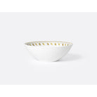 Bernardaud Cereal bowl 10 oz, Limoges porcelain, Constance Jaune collection, on a white background