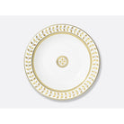 Bernardaud Deep round dish 11.5", Limoges porcelain, Constance Jaune collection, on a white background