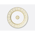 Bernardaud Dinner plate 10.5", Limoges porcelain, Constance Jaune collection, on a white background