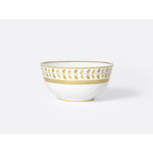 Bernardaud Noodle bowl 17 oz, Limoges porcelain, Constance Jaune collection, on a white background