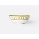 Bernardaud Salad bowl 54 oz, Limoges porcelain, Constance Jaune collection, on a white background