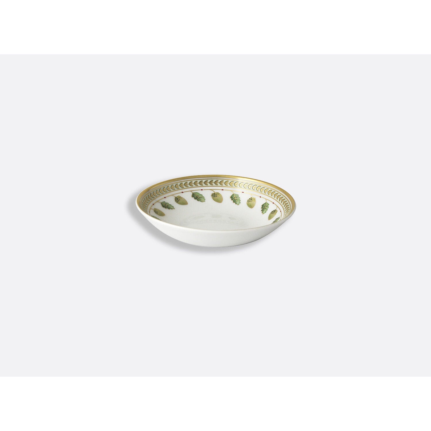 Bernardaud Small dish 4", Limoges porcelain, Constance collection, on a white background