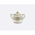 Bernardaud Sugar bowl 6 cups 6.8 oz, Limoges porcelain, Constance collection, on a white background