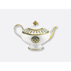Bernardaud Teapot 12 cups 25.4 oz, Limoges porcelain, Constance collection, on a white background