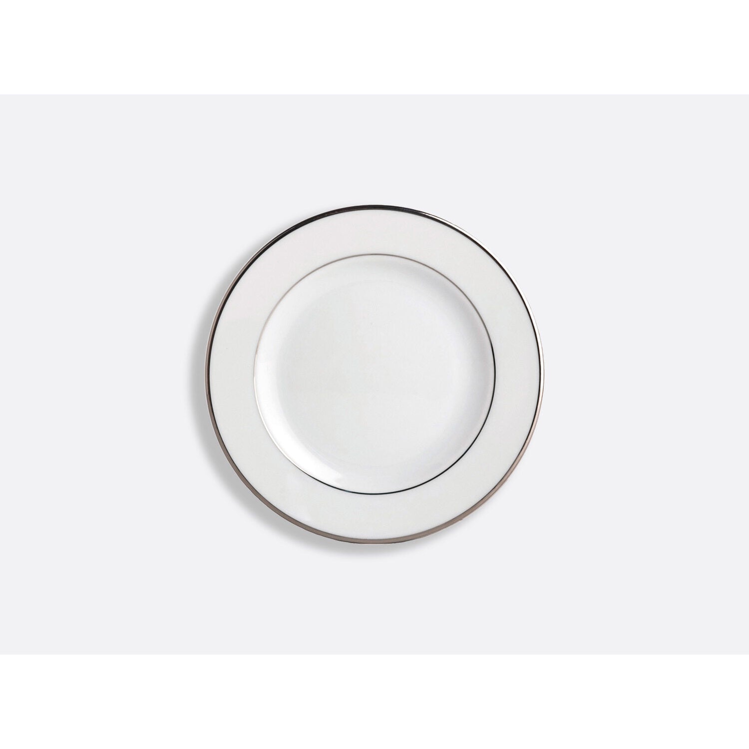 Bernardaud Bread and butter plate 6.3", Limoges porcelain, Cristal collection, on a white background