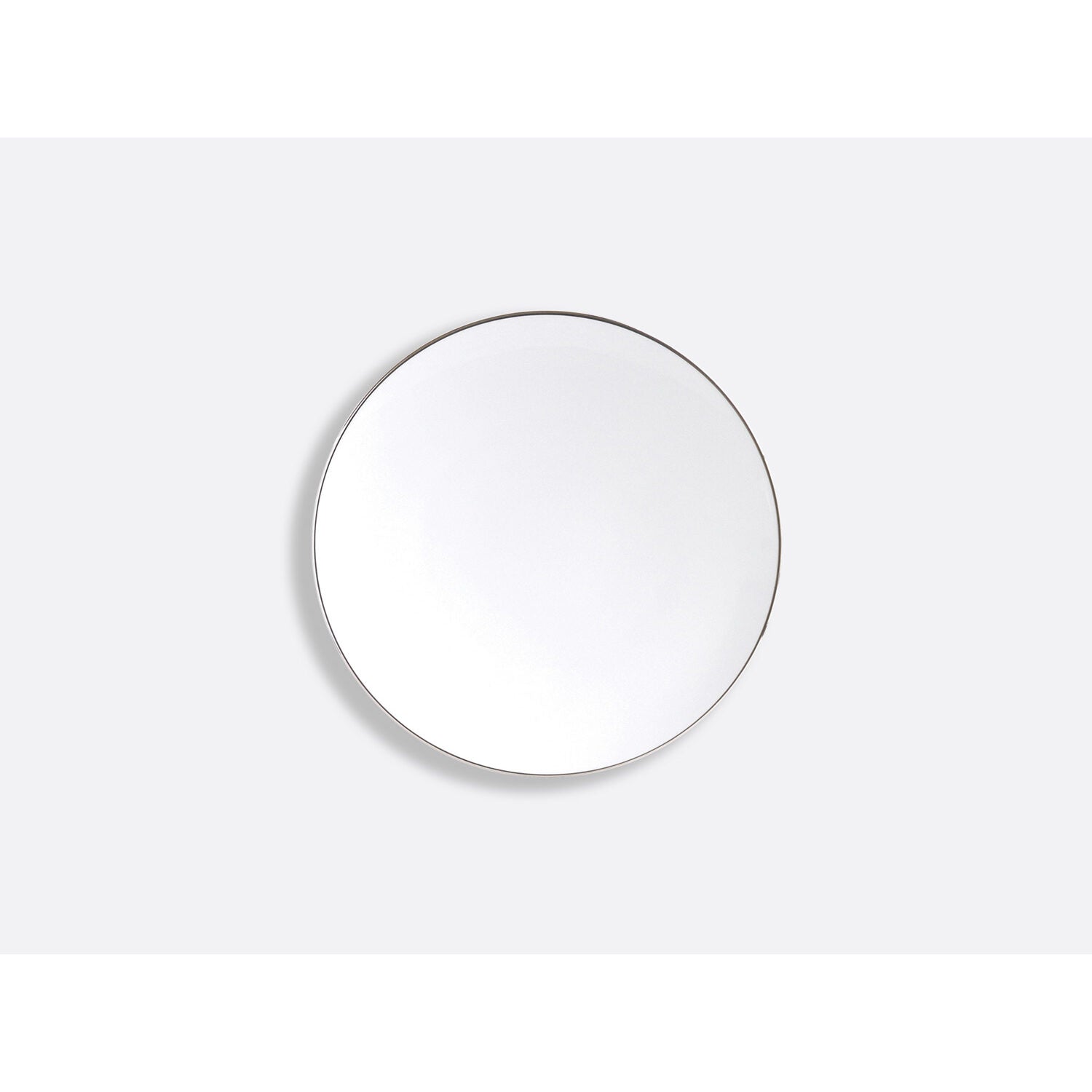 Bernardaud Coupe Bread and butter plate 6.5", Limoges porcelain, Cristal collection, on a white background