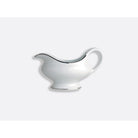Bernardaud Gravy boat 8.5 oz, Limoges porcelain, Cristal collection, on a white background