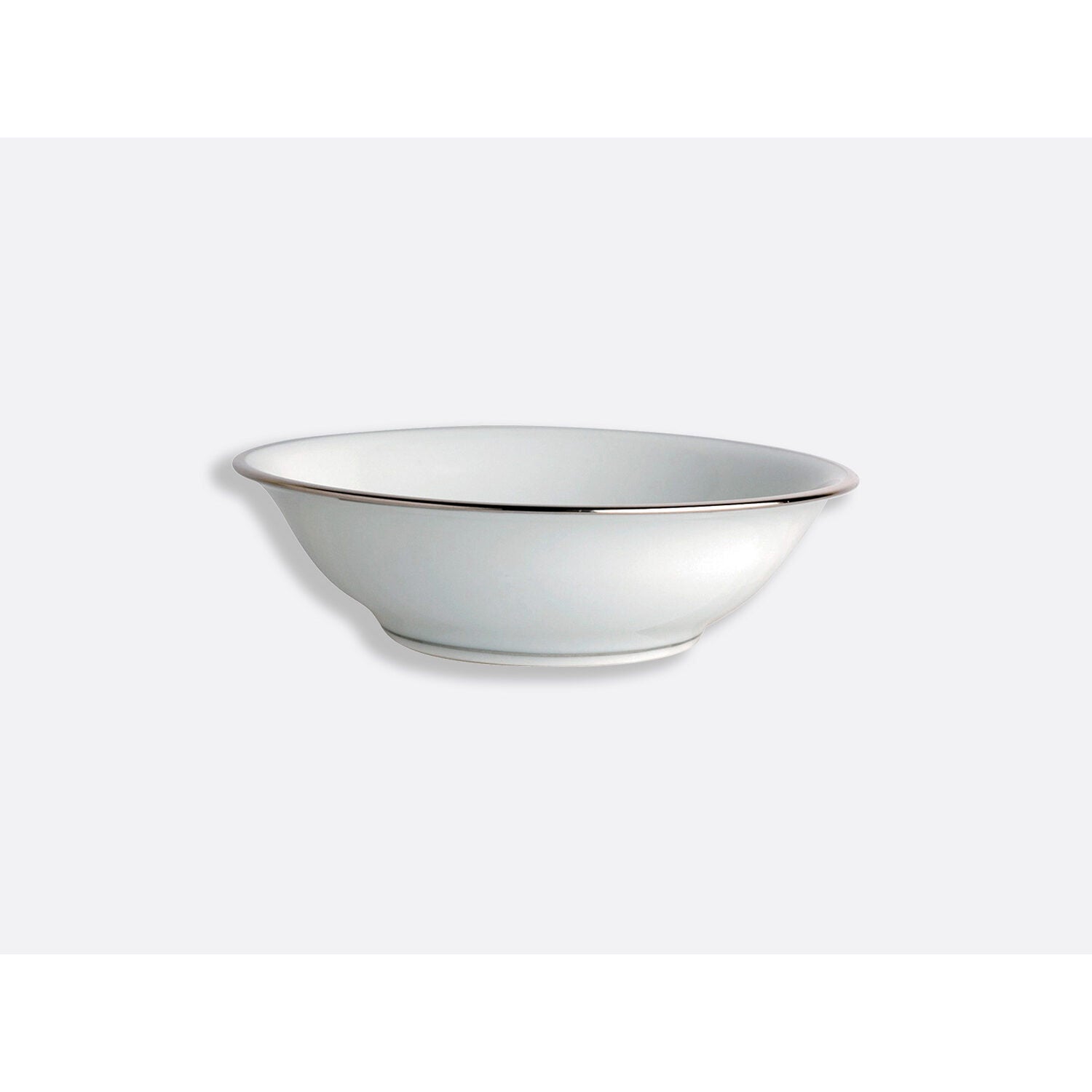 Bernardaud Open vegetable bowl 9.6" 27 oz, Limoges porcelain, Cristal collection, on a white background
