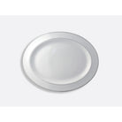 Bernardaud Oval platter 15", Limoges porcelain, Cristal collection, on a white background