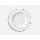 Bernardaud Rim soup 9", Limoges porcelain, Cristal collection, on a white background