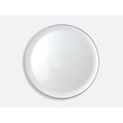 Bernardaud Round tart platter 13", Limoges porcelain, Cristal collection, on a white background