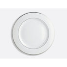Bernardaud Service plate 11.4 ", Limoges porcelain, Cristal collection, on a white background