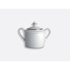Bernardaud Sugar bowl 6 cups 6.8 oz, Limoges porcelain, Cristal collection, on a white background